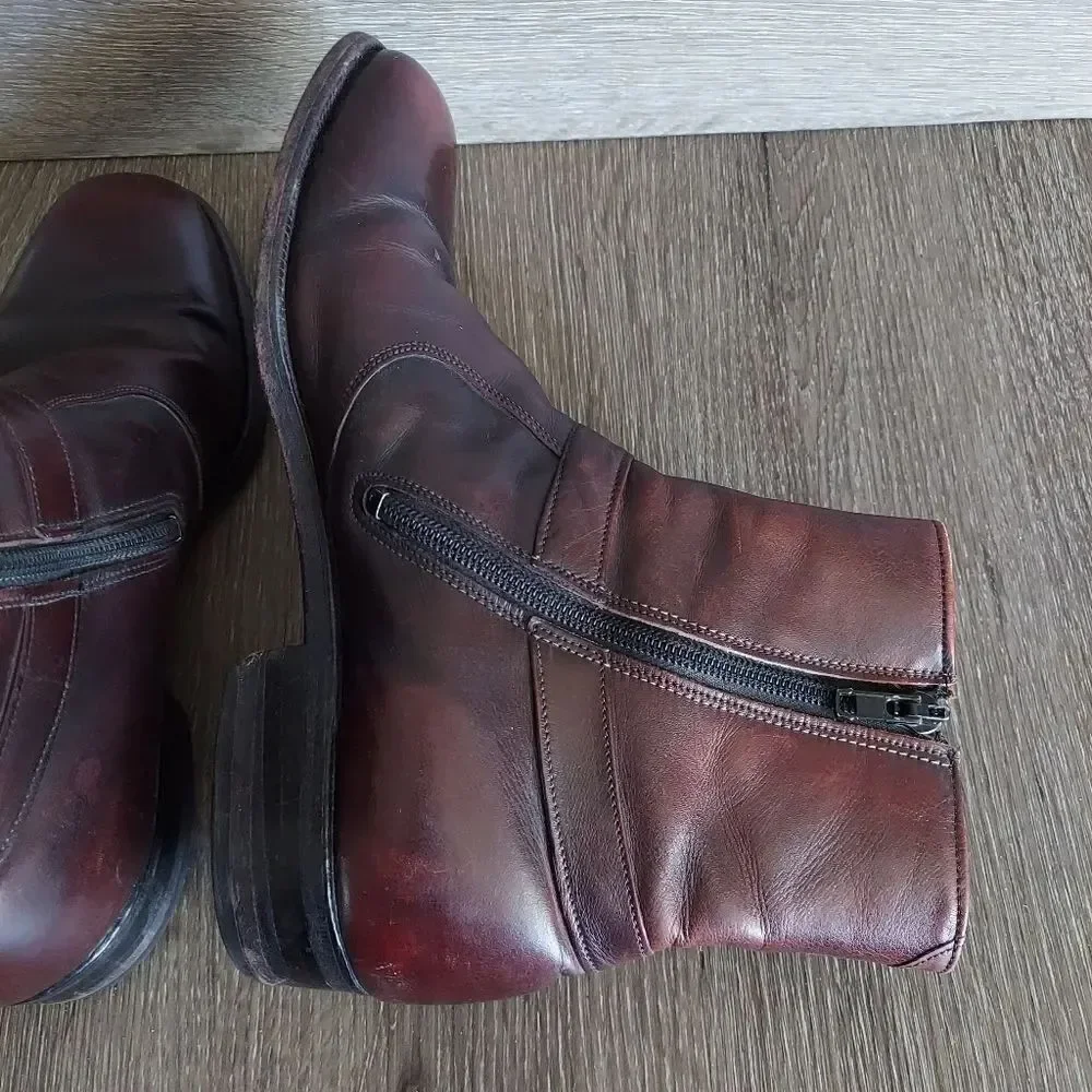 Vintage Breather Wright Leather Chelsea Boots 7.5D